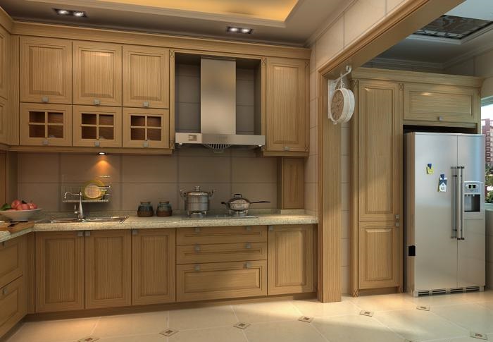 全鋁櫥柜-04（風(fēng)格：簡歐；顏色：黃橡）